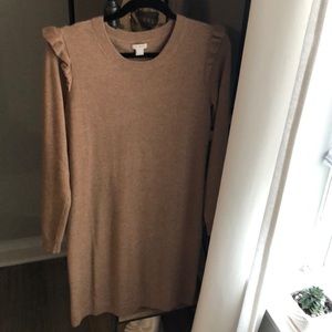 J. Crew Ruffle Sweater Dress